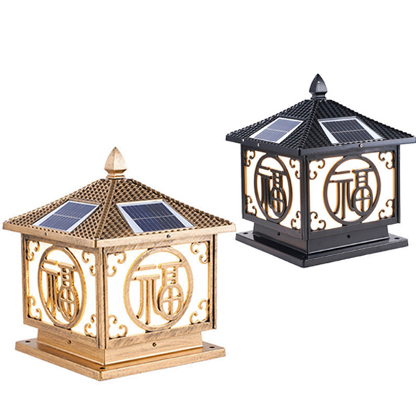 Đèn đường năng lượng mặt trời cao cấp 50W cho dự án 5 Den truI cong nang luong mat troi chu phuc 30x30cm h1 2